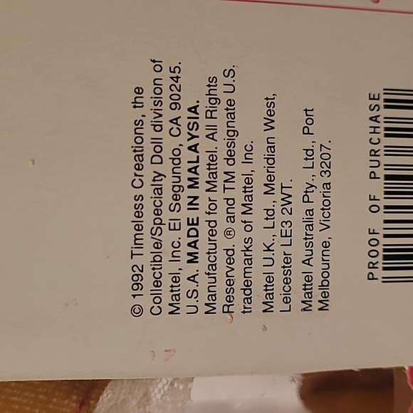 Australian Barbie Special Edition 1992 NIB Vintage - Picture 5 of 6